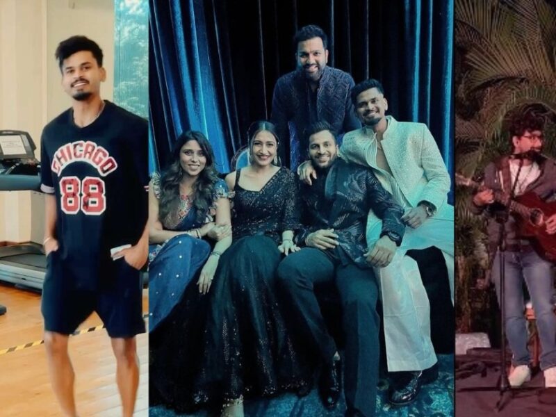 Video: शार्दुल ठाकुर की शादी में Shreyas Iyer ने लूटी महफिल, रोमांटिक अंदाज में धनाश्री के लिए गाया गाना, सोशल मीडिया पर वायरल हुआ वीडियो ∼