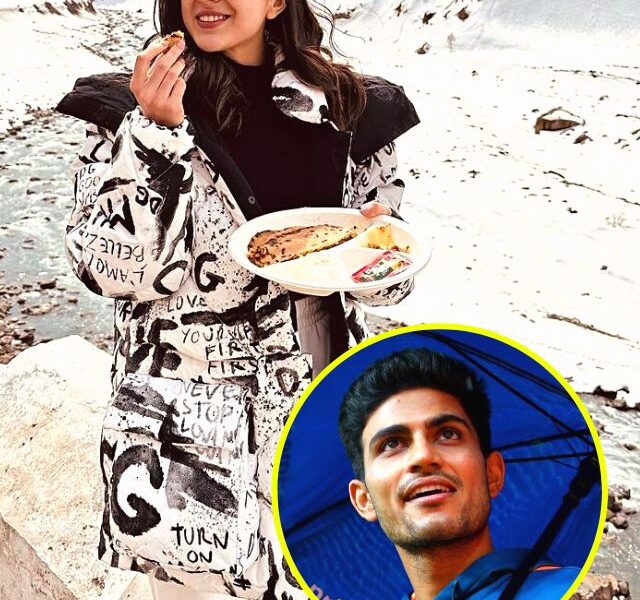 Bollywood Sara Ali Khan Manali Photos, Sara Ali Khan Eating Paratha At Manali