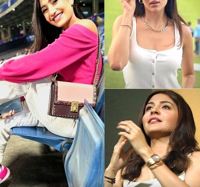 Ipl 2023 Cricketers In Stadium Dhanshi Varma, Natasa Stankovic Supporting In Ipl Hardik Pandya (2)