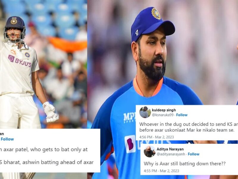 &Quot;कप्तानी छीन लेनी..&Quot; Axar Patel को नीचे बैटिंग भेजने को लेकर जमकर हो रहा है बवाल, खराब कप्तानी के लिए फैंस रोहित शर्मा और राहुल द्रविड़ को कर रहे सोशल मीडिया पर ट्रोल