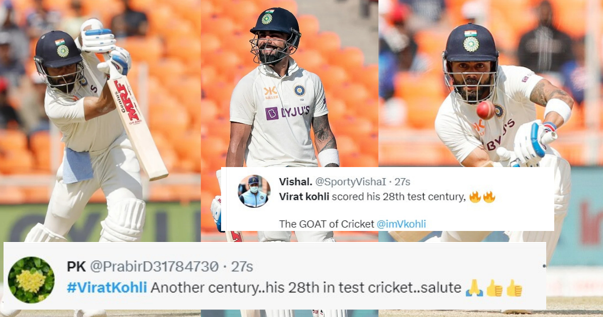 , &Quot;कोहली इज द बेस्ट..&Quot; Virat Kohli ने आखिरी टेस्ट मैच में जड़ा शतक, तो खुशी से झूमे फैंस, सोशल मीडिया पर दिए रिएक्शन∼