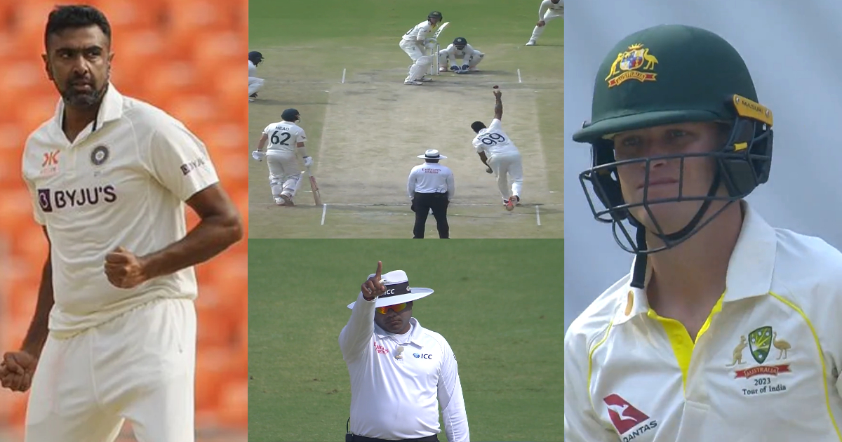 Video: अपनी कैरम बॉल की चाल में फंसा अश्विन ने कुह्नमैन को आउट कर भारत को दिलाया पहला विकेट, वायरल हुआ वीडियो∼