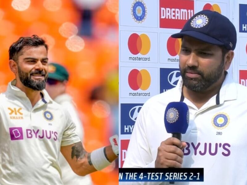 &Quot;विराट के कारण जीत..&Quot; मैच के बाद Rohit Sharma ने विराट कोहली की तारीफों के पुल बांधे, अपनी जीत का सारा श्रेय उन्हें दिया