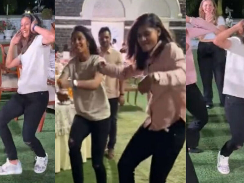Video: जेमिमा रॉड्रिग्स ने दिल्ली कैपिटल्स की साथी खिलाडियों के साथ ‘चिकनी चमेली’ पर लगाए जमकर ठुमके, मजे़दार वीडियो हुआ वायरल