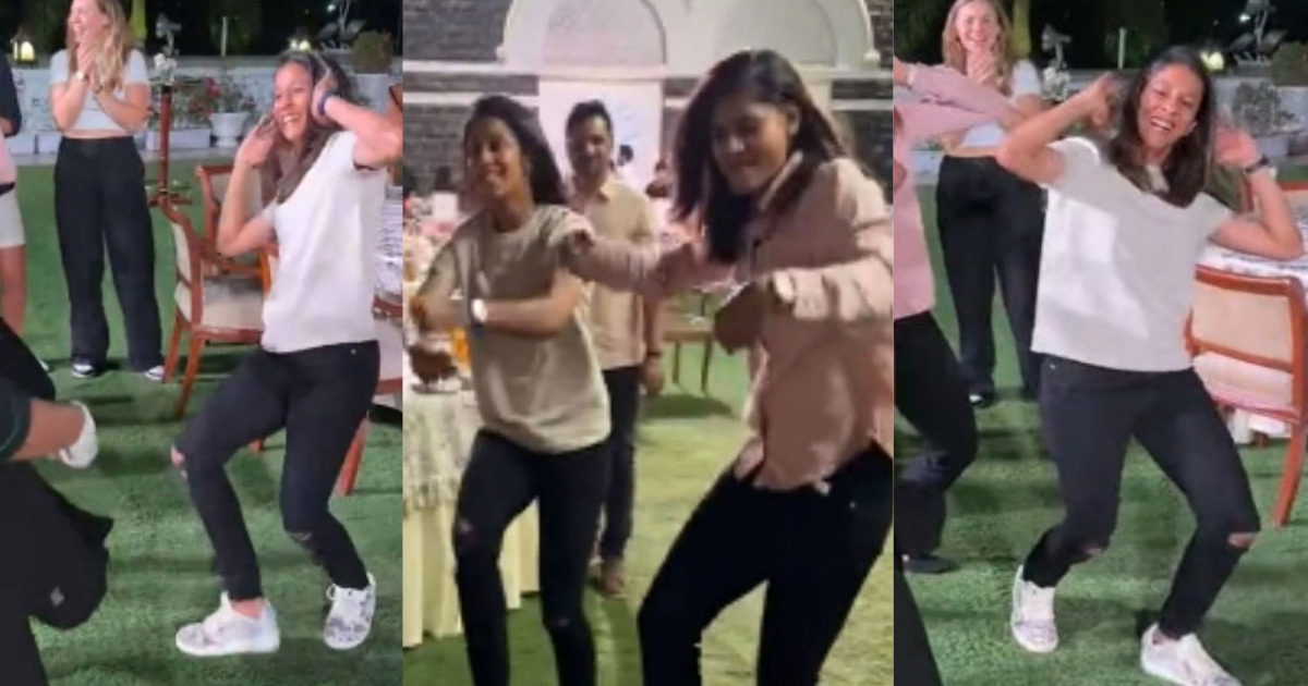 Video: जेमिमा रॉड्रिग्स ने दिल्ली कैपिटल्स की साथी खिलाडियों के साथ ‘चिकनी चमेली’ पर लगाए जमकर ठुमके, मजे़दार वीडियो हुआ वायरल