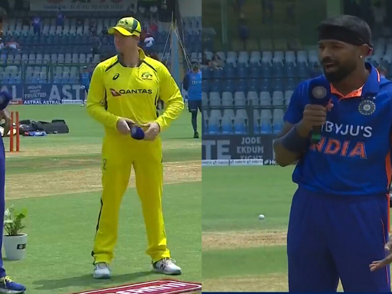 Ind Vs Aus: टीम इंडिया ने टॉस जीतकर चुनी गेंदबाजी, हार्दिक पांड्या की कप्तानी में ऐसी है भारत की प्लेइंग Xi, 10 साल बाद इस मैच विनर खिलाड़ी को मिला मौका