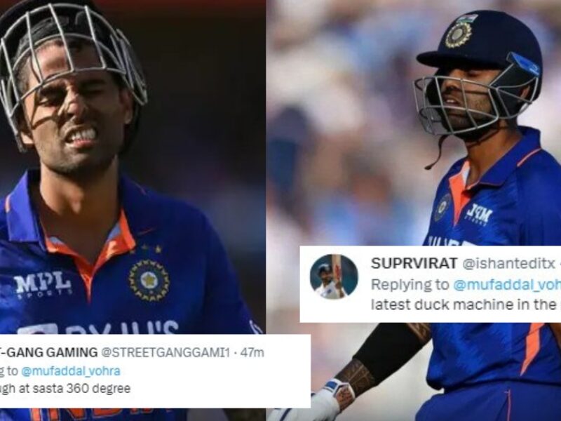 Suryakumar Yadav अपनी चमक बिखेरने में एक बार फिर रहे नाकाम,लगातार दूसरे मैच में शून्य पर आउट हुए तो सोशल मीडिया पर फैंस ने धोया
