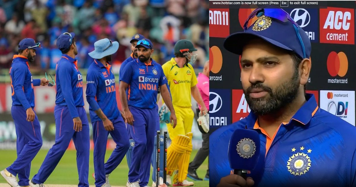 ऑस्ट्रेलिया से मिली हार के बाद रोहित शर्मा ने फ्लॉप बल्लेबाजों का किया बचाव, बोले - &Quot;सब ने अच्छा खेला&Quot;