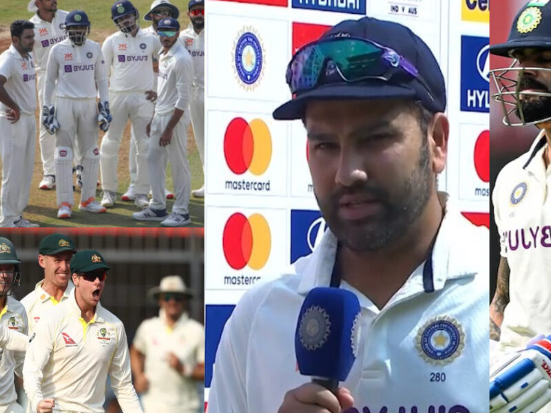 &Quot;सबने खराब बैटिंग..&Quot; हार से तिलमिलाए Rohit Sharma ने बल्लबाजों पर फोड़ा हार का ठीकरा,पिच को लेकर दिया विवादित बयान∼