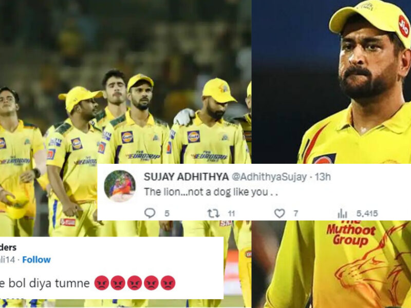 &Quot;अपनी औकात में रहो&Quot; Csk के पूर्व क्रिकेटर ने धोनी को बोला कुत्ता, तो सोशल मीडिया पर फैंस ने लगाई जमकर फटकार 