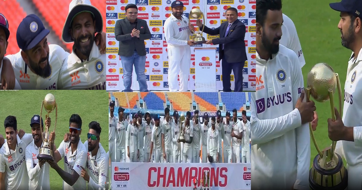 Video: टेस्ट सीरीज जीत के बाद रोहित शर्मा ने दिखाया बड़प्पन, विराट को नहीं बल्कि फ्लॉप रहे Kl को सौंपी ट्रॉफी, टीम इंडिया ने इस तरह मनाया जश्न