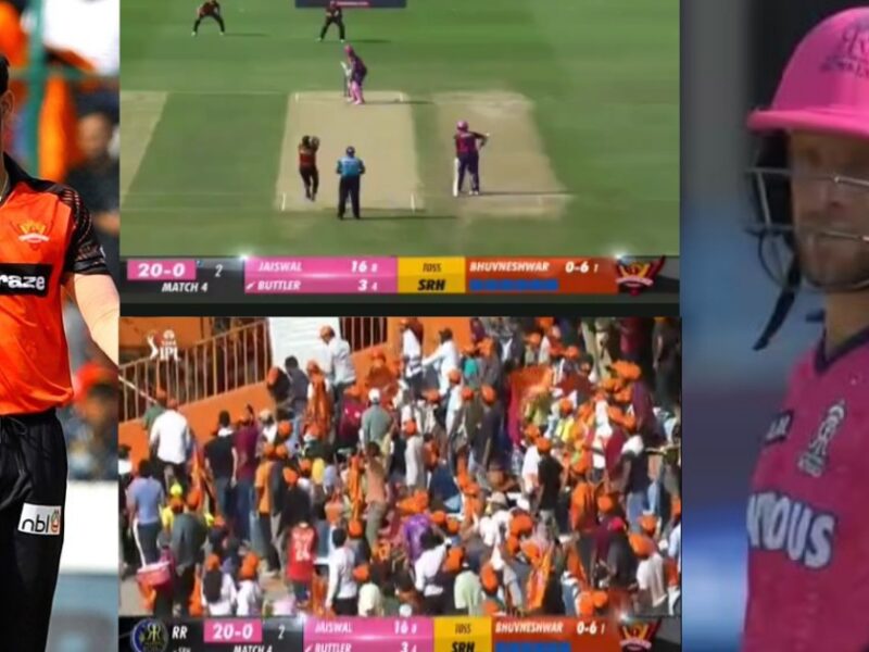  Video: पावरप्ले के अंदर लगाई फिफ्टी, सिर्फ 20 गेंद पर जॉस बटलर ने किया धमाका, भुवनेश्वर समेत सभी गेंदबाजों की जमकर कुटाई 