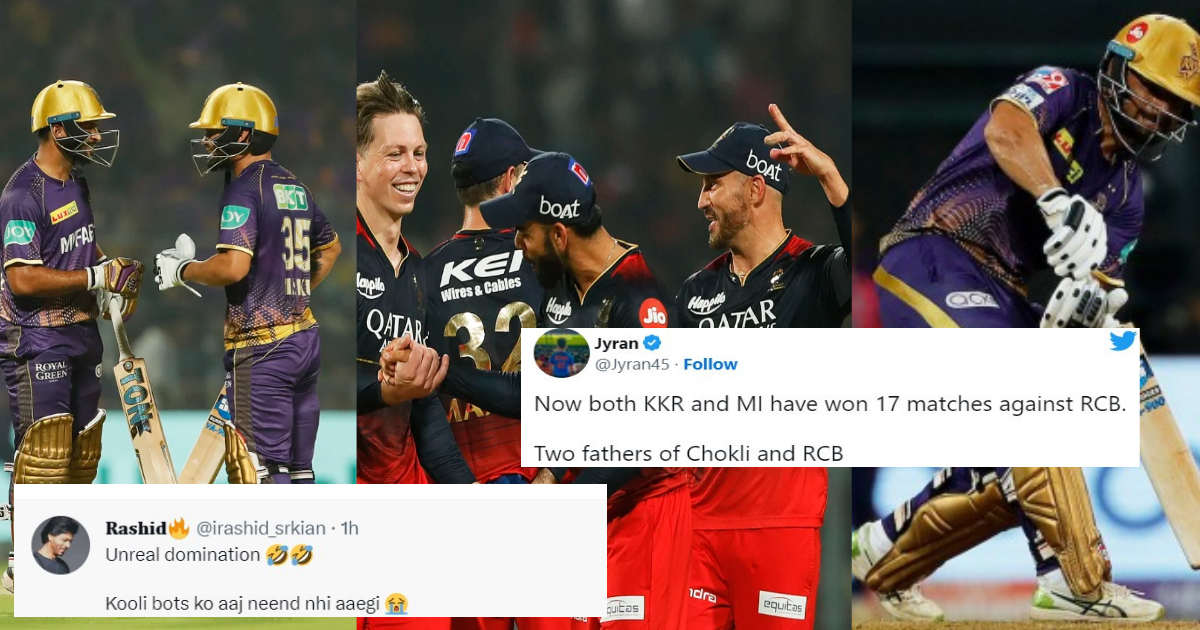 &Quot;ये चोकर्स ही रहेंगे&Quot; Rcb को Kkr के हाथों मिली शर्मनाक हार,तो फैंस ने सोशल मीडिया पर उड़ाई धज्जियां
