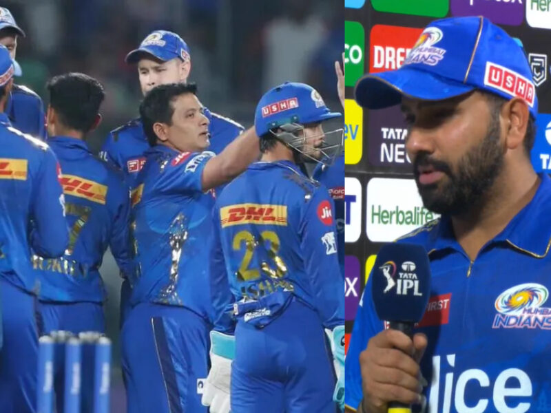 मैन ऑफ द मैच बने Rohit Sharma ने दिखाई दरियादिली, खुद को नहीं बल्कि इन दो खिलाड़ियों को दिया जीत का श्रेय