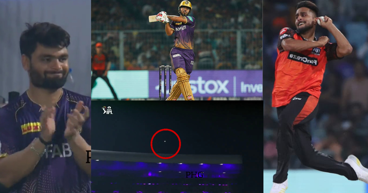 4,6,4,4,4,6.... Nitish Rana ने उमरान मलिक को दिन में दिखाए तारे, एक ओवर में बनाए 28 रन, वायरल हुआ Video