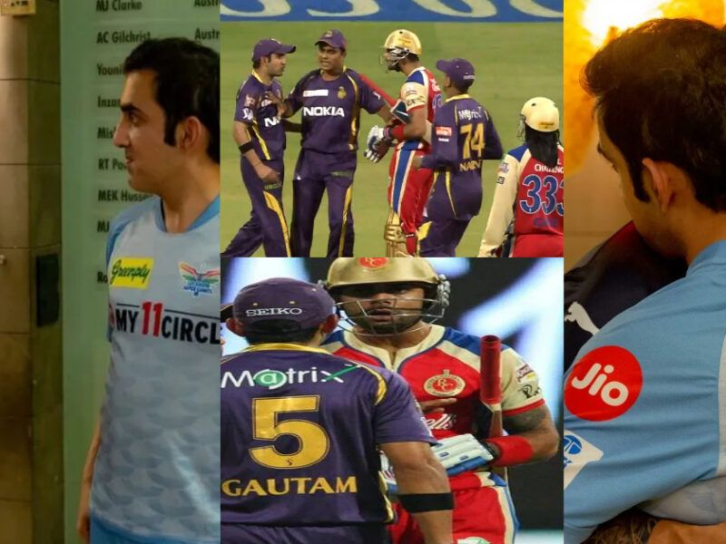 Gautam Gambhir : दिल्ली के दो यारों की दुश्मनी 180 मिनट में हुई खत्म, Rcb की हार के बाद 10 साल पुराने दोस्तों का हुआ भरत मिलाप 
