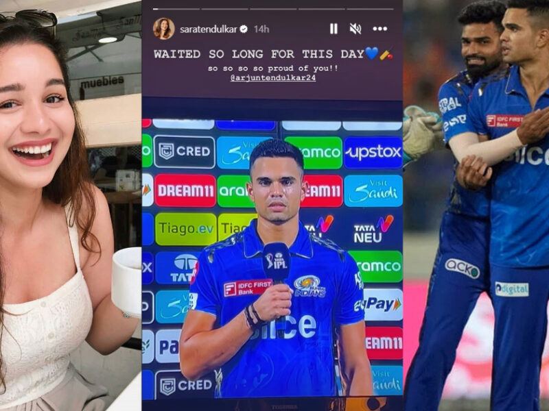 Arjun Tendulkar के पहले विकेट पर भावुक हुई बहन सारा, सोशल मीडिया पर पोस्ट किया भावुक नोट