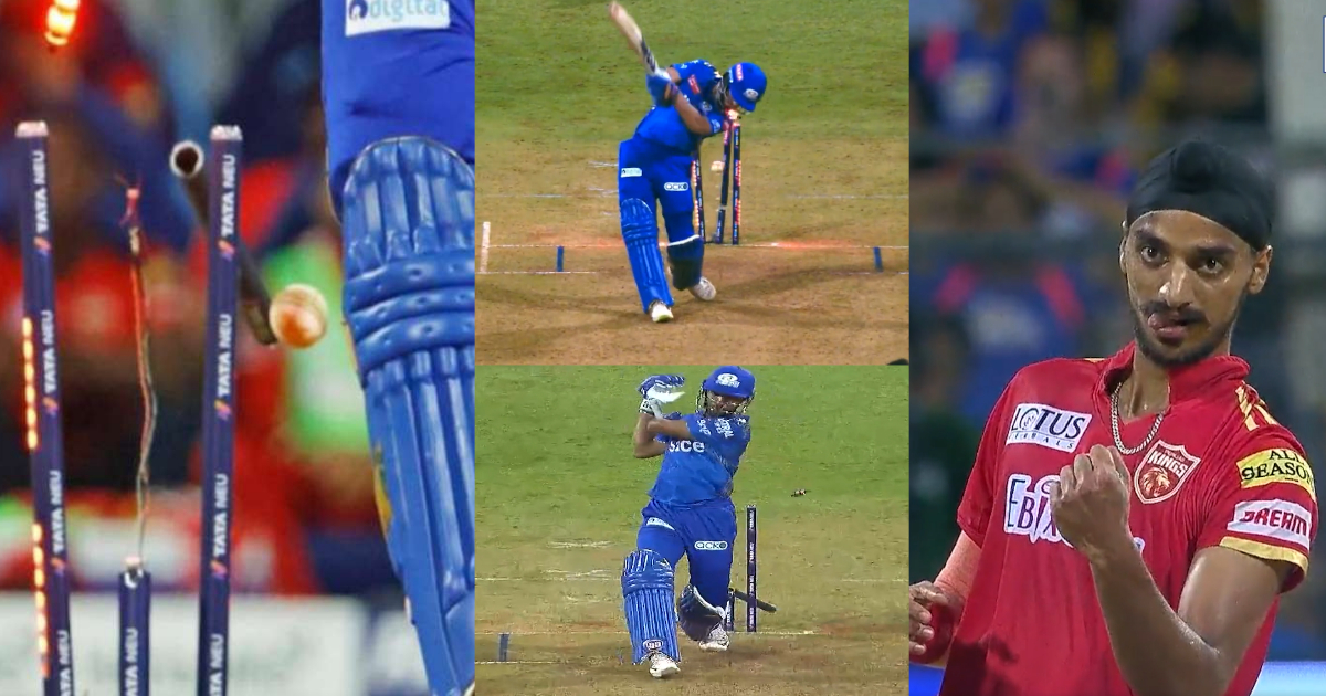 Video: Arshdeep Singh ने 2 ही गेंद पर Ipl में किया 60 लाख का नुकसान, स्टंप को उखाड़ कर सभी बल्लेबाजों के उड़ाए होश