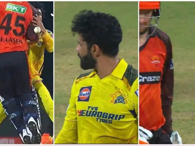 Video: क्लासेन बीच में आए और जडेजा से छूट गया कैच, फिर अगली ही गेंद पर मयंक अग्रवाल को आउट करके रविंद्र जडेजा ने दी क्लासेन को गाली, वीडियो हुआ वायरल