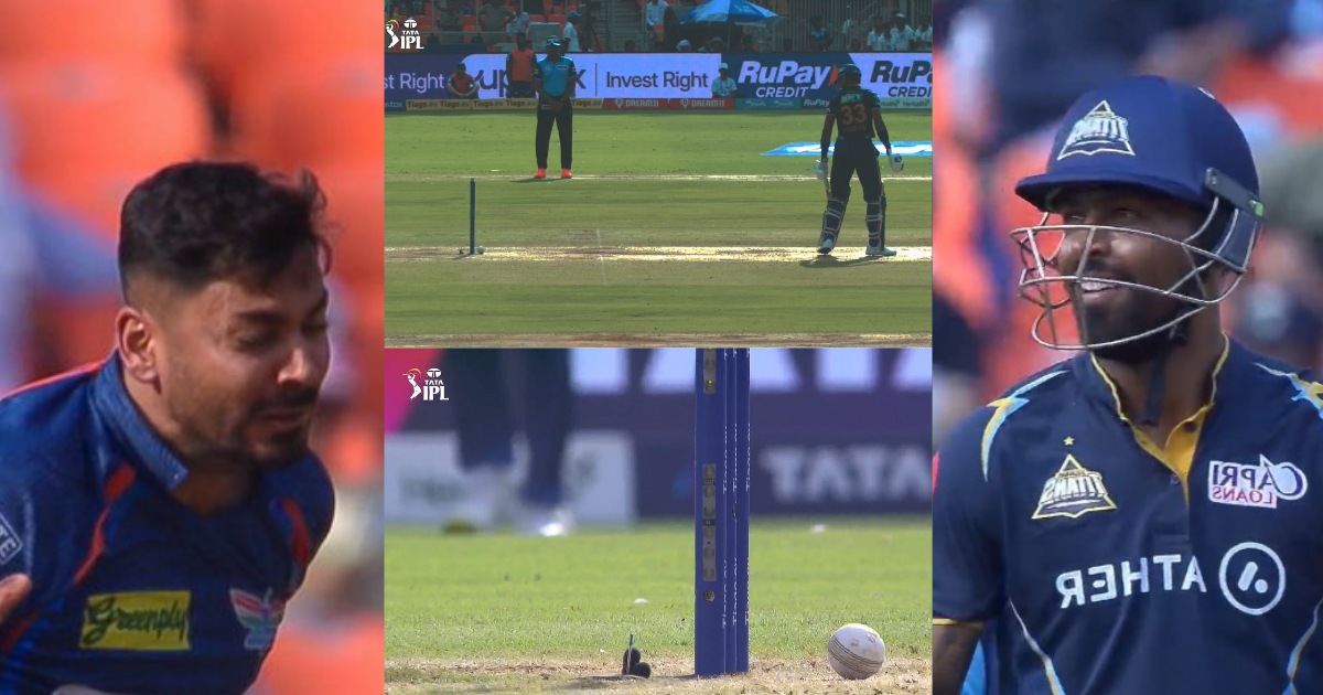 Video: विकेटों पर गेंद लगने के बावजूद नॉट-आउट रहे Hardik Pandya