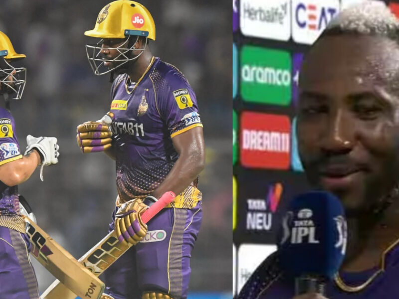 प्लेयर ऑफ द मैच बनकर भी Andre Russell ने की रिंकू सिंह की तारीफ