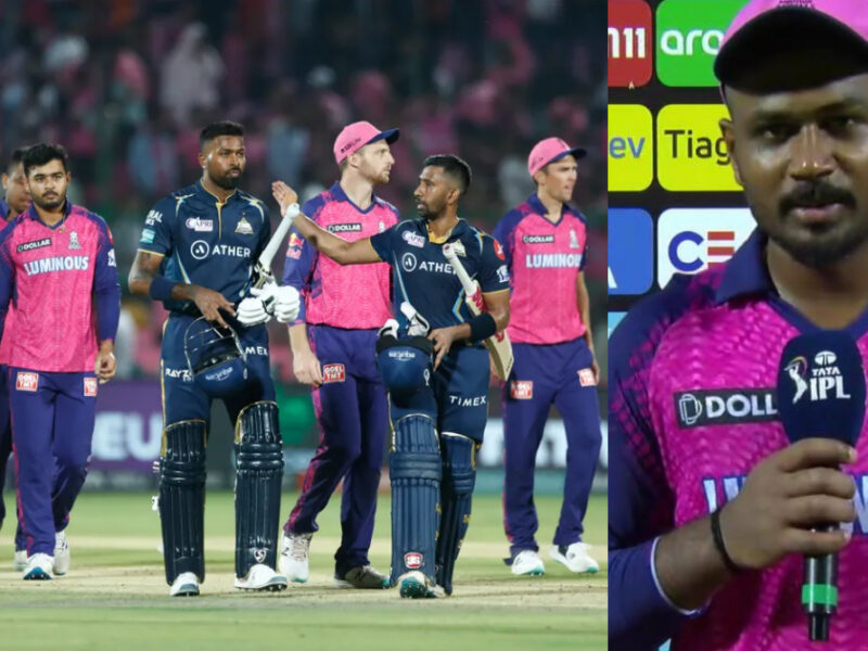 गुजरात से मिली शर्मनाक हार के बाद निराश हुए Sanju Samson, इन खिलाड़ियों को लगाई फटकार 