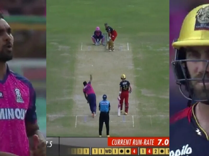 Video: Glenn Maxwell के हैरतअंगेज शॉट देखकर संदीप शर्मा रह गए हैरान