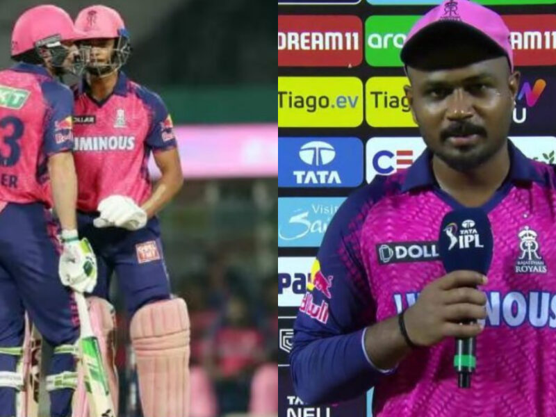 कोलाकाता के खिलाफ मिली जीत से खुश हुअ Sanju Samson, यशस्वी जायसवाल को दिया जीत का श्रेय