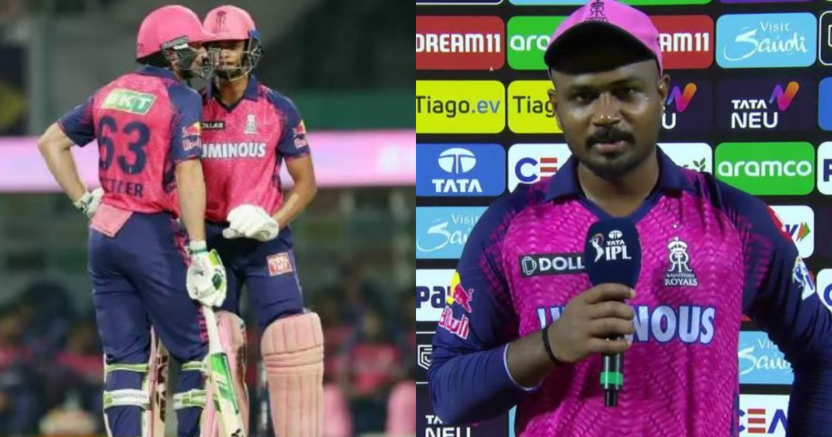 कोलाकाता के खिलाफ मिली जीत से खुश हुअ Sanju Samson, यशस्वी जायसवाल को दिया जीत का श्रेय