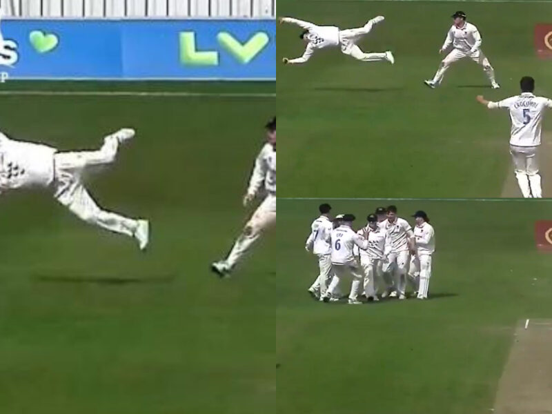 'सुपर मैन' बन Steve Smith ने एक हाथ से पकड़ा हैरतअंगेज कैच, वायरल  हुआ Video 
