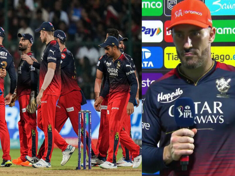 दिल्ली से मिली हार के बाद तिलमिलाए Faf Du Plessis, इन खिलाड़ियों को ठहराया जिम्मेदार 