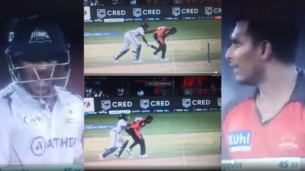 Video: गुजरात टाइटंस के इस खिलाड़ी ने बीच मैच में टी नटराजन को मारा धक्का, फिर जो हुआ वो देखें