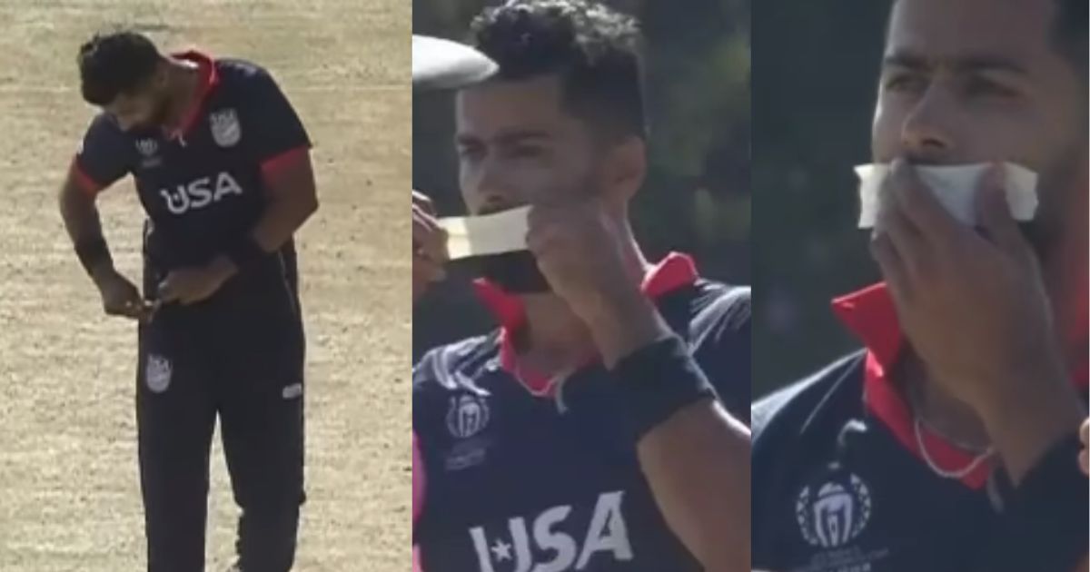 अमेरिकी और केकेआर के खिलाड़ी अली खान ने मुंह पर पट्टी लगाकर मनाया विकेट लेने का जश्न, Video हुआ वायरल