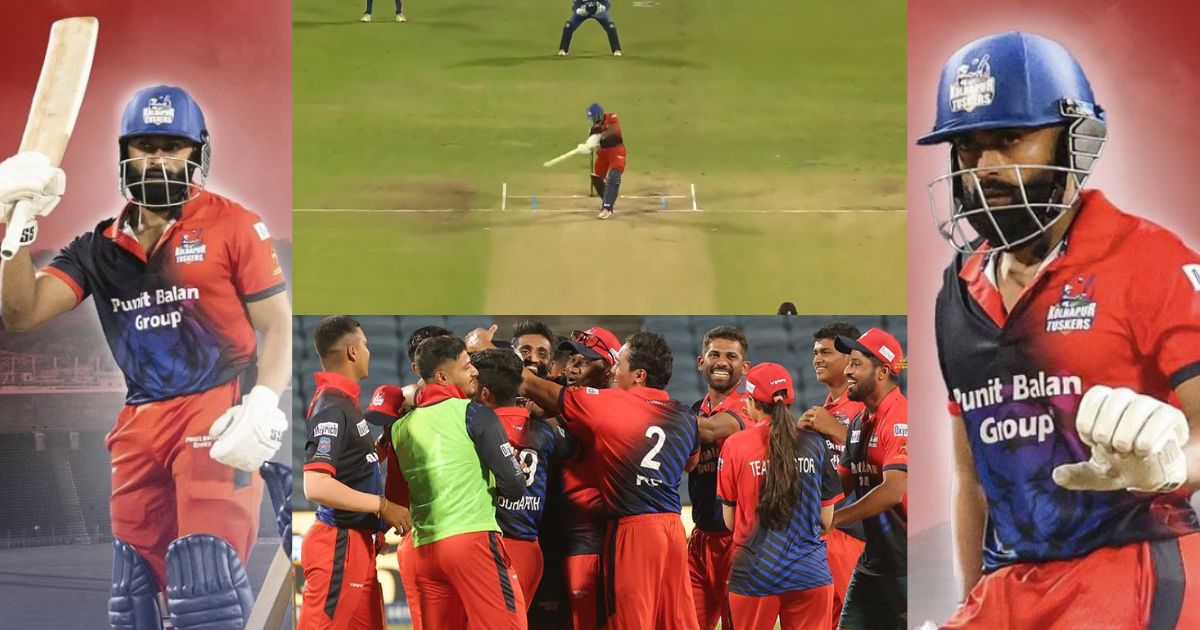 Ankit Bawne Scored A Century To Help Kolhapur Taskers Win By 4 Wickets In Mpl