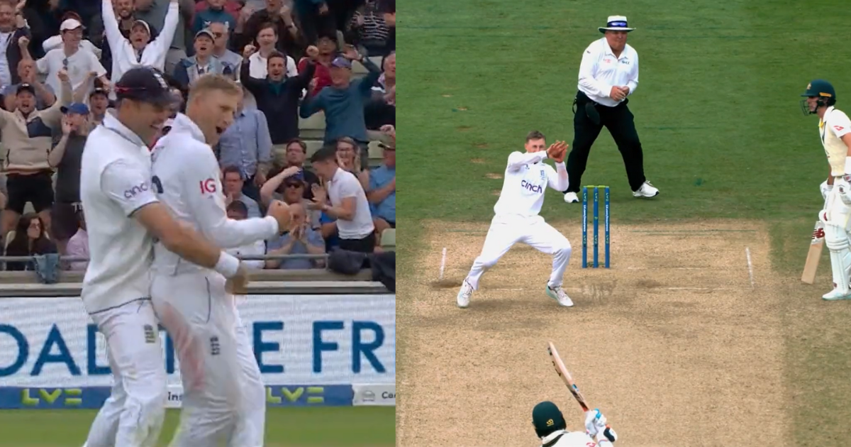Joe Root Caught Alex Carey