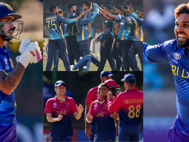 Sri Lanka Beat Uae By 175 Runs In World Cup Qualifiers 2023