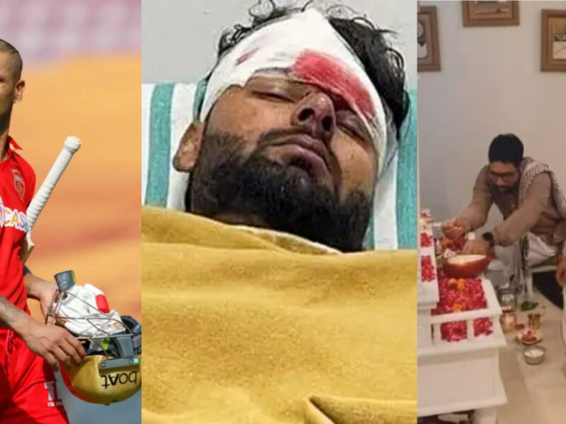 ऋषभ पंत से मिलने पहुंचे शिखर धवन, भगवान से दुआ मांगते हुए हेल्थ पर दी बड़ी अपडेट 