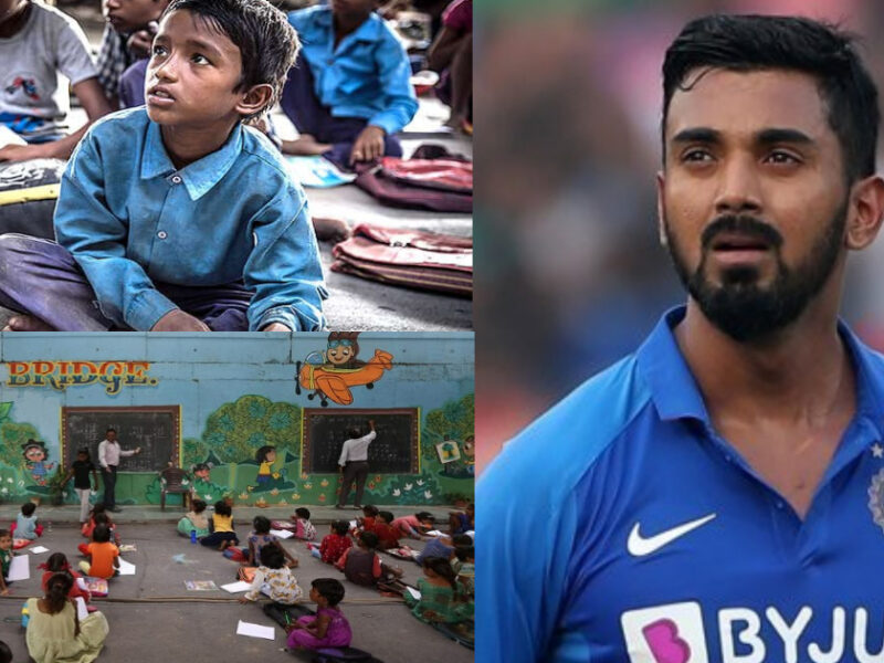 Kl Rahul Took The Responsibility Of Complete Education Of A Poor Child