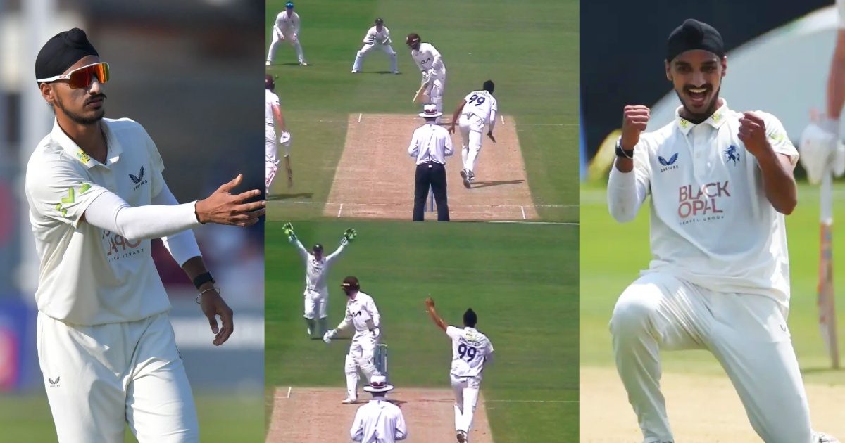 Arshdeep Singh County Debut For Kent Against Surrey Took Ben Foakes Wicket