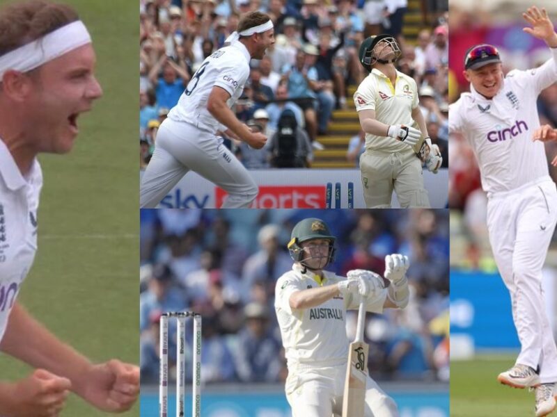 Ashes 2023 Eng Vs Aus Stuart Broad Did Wonder Took Two Wickets On Consecutive Deliveries