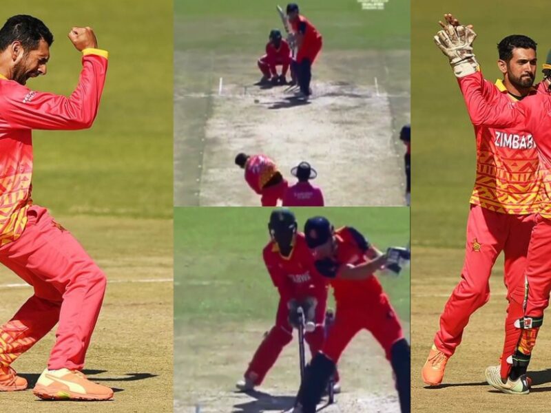Ned Vs Zim Sikandar Raza Took 4 Wickets Against Netherlands Single Handedly Changed The Game In Four Balls