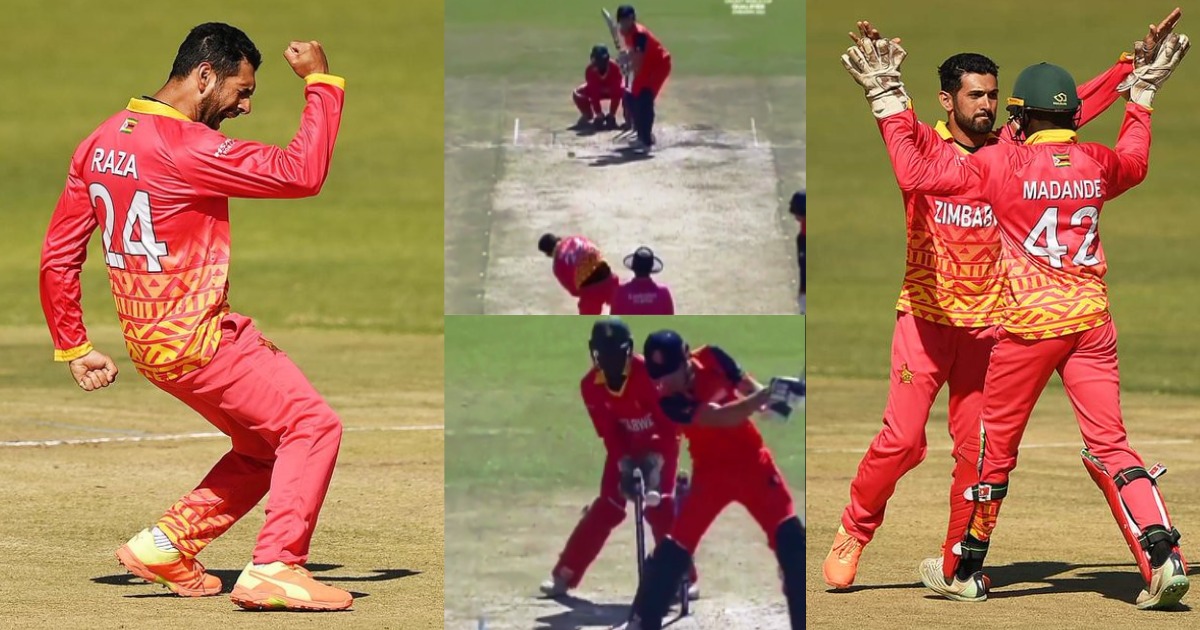 Ned Vs Zim Sikandar Raza Took 4 Wickets Against Netherlands Single Handedly Changed The Game In Four Balls