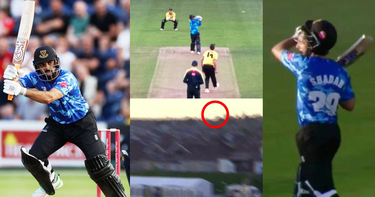 Shadab Khan Hit Fifty In Just 10 Balls In Vitality Blast