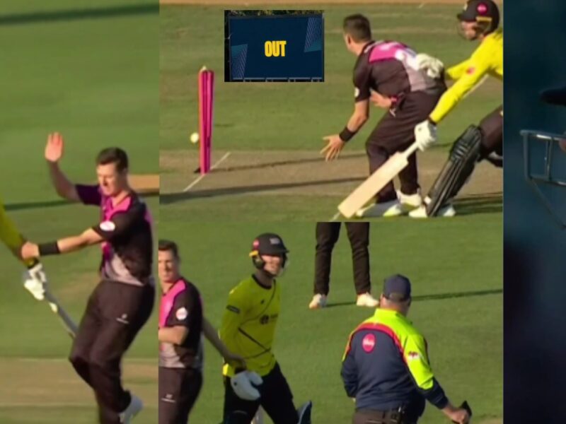 Biggest Controversy In The Cricket History T20 Blast Over A Run Out Vitality Blast