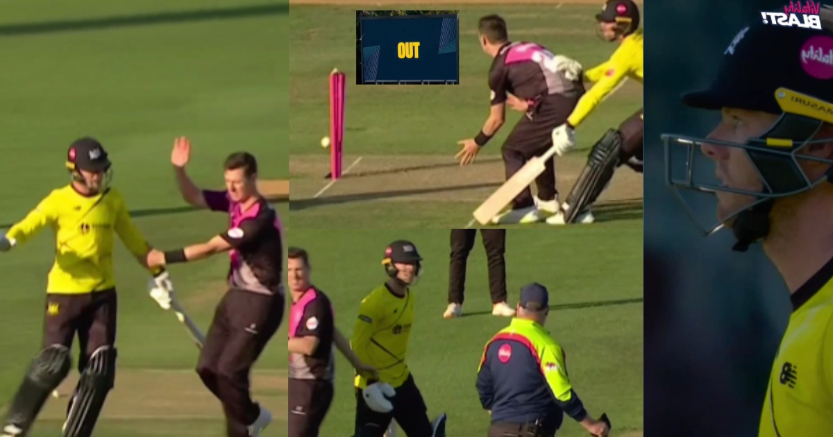 Biggest Controversy In The Cricket History T20 Blast Over A Run Out Vitality Blast