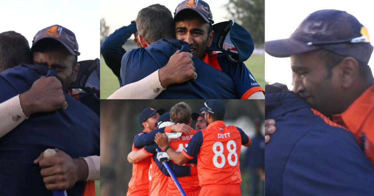 Teja Nidamanuru Wept Bitterly After The Win Against West Indies, Video Viral