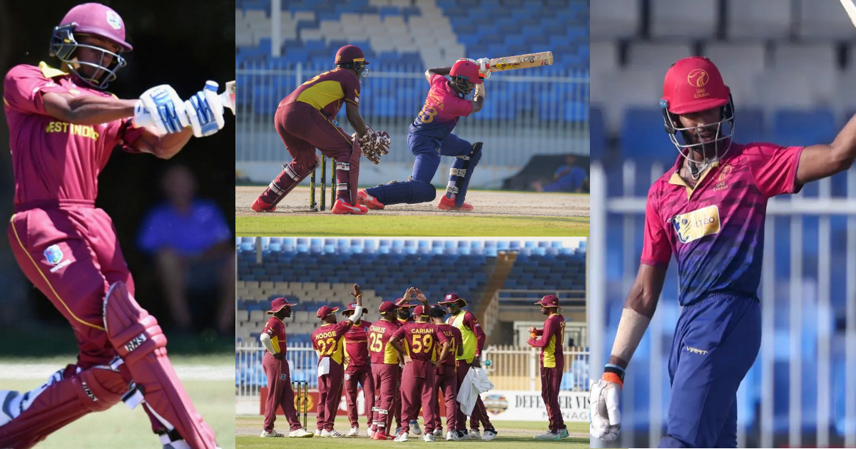 West Indies Clean Sweep By Defeating Uae By 4 Wickets