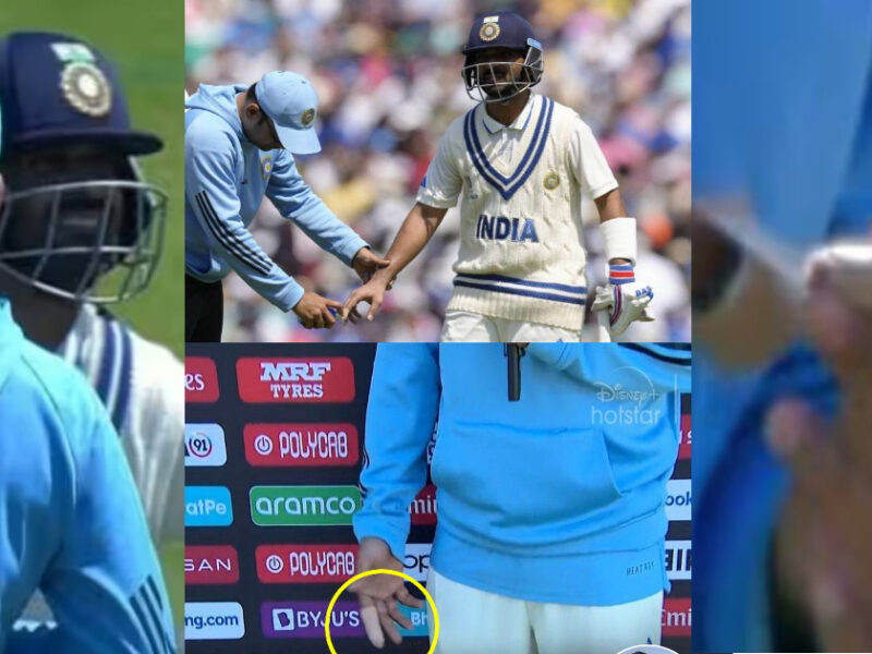 Ajinkya Rahane Gave A Statement On His Finger Injury