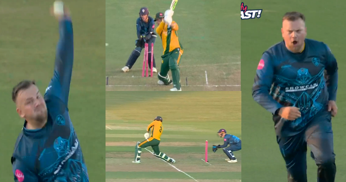 The Player Of 80 Forts Clean Bowled Alex Hales From A Distance Of 25 Yards.