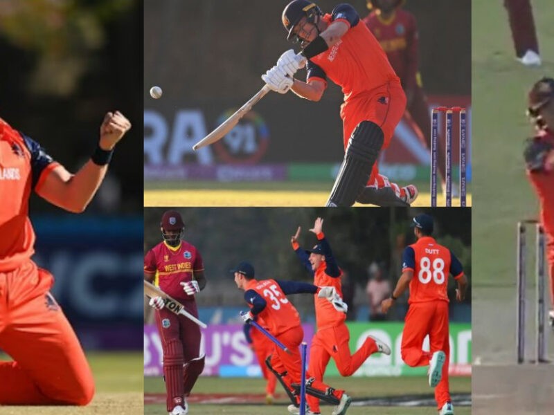 Logan Van Beek Hit 30 Runs In Super Over Against West Indies, Video Went Viral
